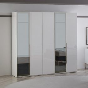 Enza Home Legato 5 Kapaklı Beyaz Gardrop