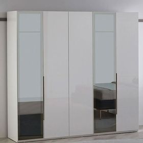 Enza Home Legato 5 Kapaklı Beyaz Gardrop