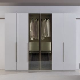 Enza Home Legato 6 Kapaklı Akordeon Beyaz Gardrop
