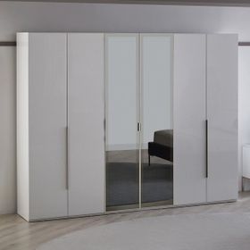 Enza Home Legato 6 Kapaklı Beyaz Gardrop