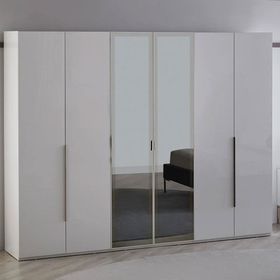 Enza Home Legato 6 Kapaklı Beyaz Gardrop