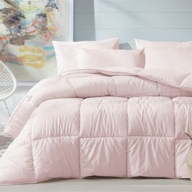 Enza Home Macaron Pembe Çift Kişilik Yorgan Yastık Set