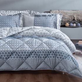 Enza Home Malin Tek Kişilik Mavi Uyku Seti