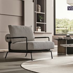 Enza Home Manila 17605 Beyaz Keten Dokulu Berjer