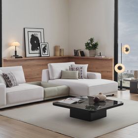 Enza Home Mesta 14008 Krem Sağ Köşe Kombinasyon