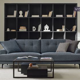 Enza Home Milan 15203 Petrol Buklet 3'lü Koltuk