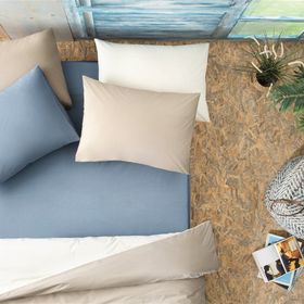 Enza Home Noah İndigo Lastikli 100x200 cm Çarşaf