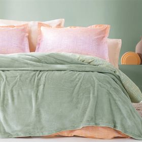 Enza Home Olenna Çift Kişilik Adaçayı Battaniye