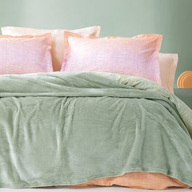 Enza Home Olenna Çift Kişilik Adaçayı Battaniye