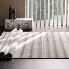 Enza Home Pagani Gri Siyah 1.60x2.30 cm Polyester ve Polipropilen Halı