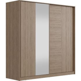 Enza Home Paloma Sürgü Kapaklı 223 cm Meşe Gardrop