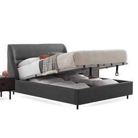Enza Home Parma 14210 Antrasit 200x200 cm Başlıklı Baza