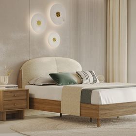 Enza Home Perge 160x200 cm Karyola + 5 Kapaklı Dolap + 2 Adet Komodin