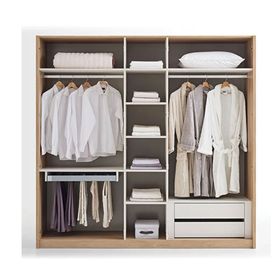 Enza Home Perge 5 Kapaklı Meşe Gardırop