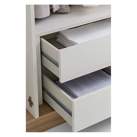 Enza Home Perge 6 Kapaklı Meşe Gardırop