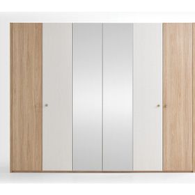 Enza Home Perge 6 Kapaklı Meşe Gardırop