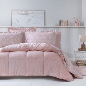 Enza Home Piante Tek Kişilik Pudra Uyku Seti