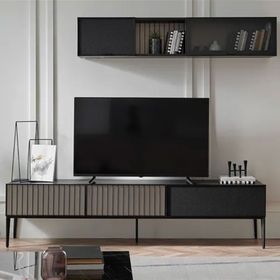 Enza Home Riga 1 209x189 cm TV Ünitesi Kombinasyonu
