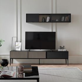 Enza Home Riga Set 1 Ceviz Tv Ünitesi