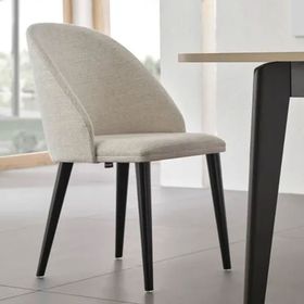 Enza Home Terra Kumaş 16007 Beyaz Sandalye