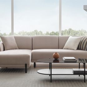Enza Home Terra Yataklı Sol Kadife Dokulu 14001 Kemik Köşe Takımı