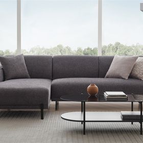 Enza Home Terra Yataklı - Sol, Keten Dokulu, 16004 Antrasit Köşe Takımı
