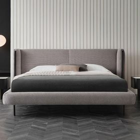 Enza Home Tunis 17501 Koyu Gri 160x200 cm Başlıklı Karyola