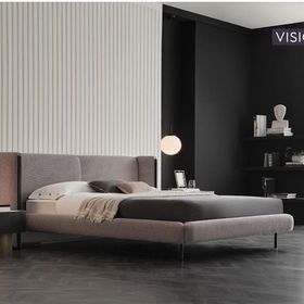 Enza Home Tunis 17501 Koyu Gri 160x200 cm Başlıklı Karyola