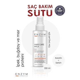 Enzym Cosmetics Hair Care Milk 200 ML Sprey Saç Bakım Sütü