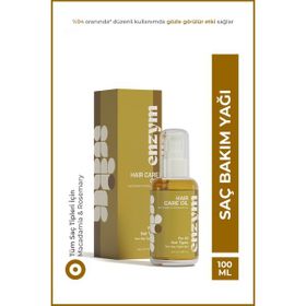 Enzym Cosmetics Hızlı Uzama Etkili ve Onarıcı Kompleks 100 ml Doğal Saç Bakım Yağı