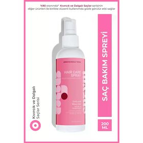 Enzym Cosmetics Kıvırcık ve Dalgalı Saçlar Serisi 200 ml Bakım Spreyi