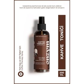 Enzym Cosmetics Saç ve Cilt 200 ml Doğal Kahve Toniği
