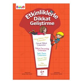 Eolo 2+ Yaş Etkinliklerle Dikkat Geliştirme Çıkartmalı Kitap
