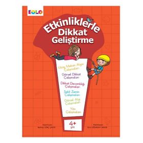 Eolo 2+ Yaş Etkinliklerle Dikkat Geliştirme Çıkartmalı Kitap
