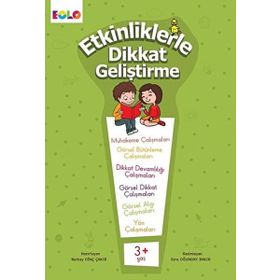 Eolo 2+ Yaş Etkinliklerle Dikkat Geliştirme Çıkartmalı Kitap