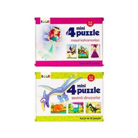 Eolo 2 Yaş Masal Kahramanları ve Dinozorlar Puzzle Set