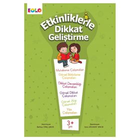 Eolo 3+ Yaş Etkinliklerle Dikkat Geliştirme Kitabı