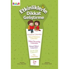 Eolo 3+ Yaş Etkinliklerle Dikkat Geliştirme Kitabı