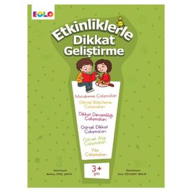 Eolo 3+ Yaş Etkinliklerle Dikkat Geliştirme Kitabı