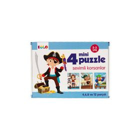 Eolo 4 Mini Puzzle Sevimli Korsanlar