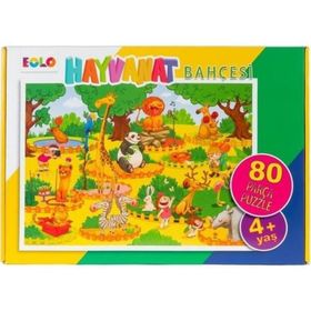 Eolo 80 Parça Hayvanat Bahçesi Puzzle