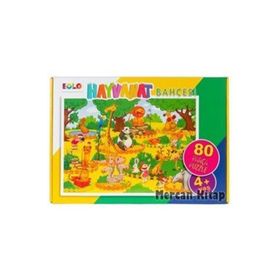 Eolo 80 Parça Hayvanat Bahçesi Puzzle