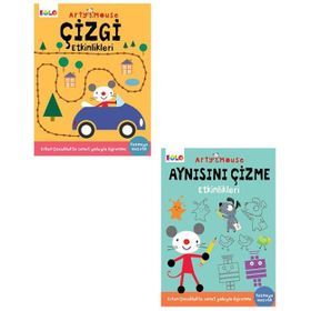 Eolo Arty Mouse Aynısını Çizme ve Çizgi Etkinlikleri 2 Set