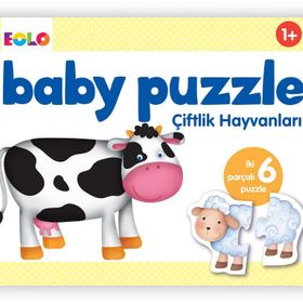 Eolo Baby Çiftlik Hayvanları 12 Parça Puzzle