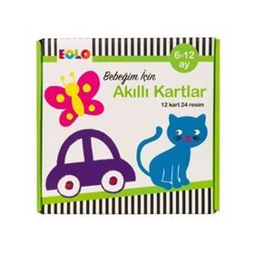Eolo Bebeğim İçin Akıllı Kartlar 6-12 Ay Kitabı