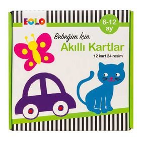 Eolo Bebeğim İçin Akıllı Kartlar 6-12 Ay Kitabı