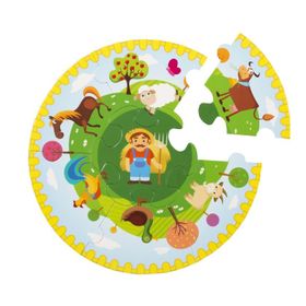 Eolo Çiftlik 7 Parça Yuvarlak Puzzle