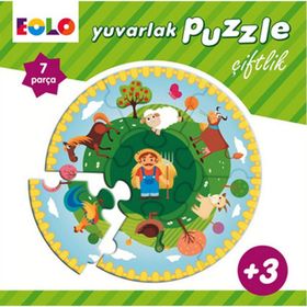 Eolo Çiftlik 7 Parça Yuvarlak Puzzle