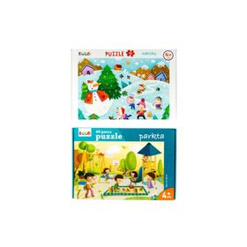 Eolo ELO00205 Parkta ve Çiftlikte 2'li Puzzle