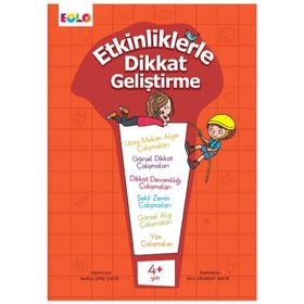 Eolo Etkinliklerle Dikkat Geliştirme 4+ Yaş Kitabı